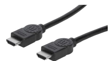 323215 Cable HDMI 4K de Alta Velocidad con Canal Ethernet - Macho a Macho, Blindado, Negro, 2 m 323215 Cable HDMI 4K de Alta Velocidad con Canal Ethernet - Macho a Macho, Blindado, Negro, 2 m